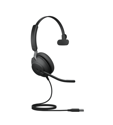 Jabra Evolve2 40 - USB-A MS Teams Mono - Black